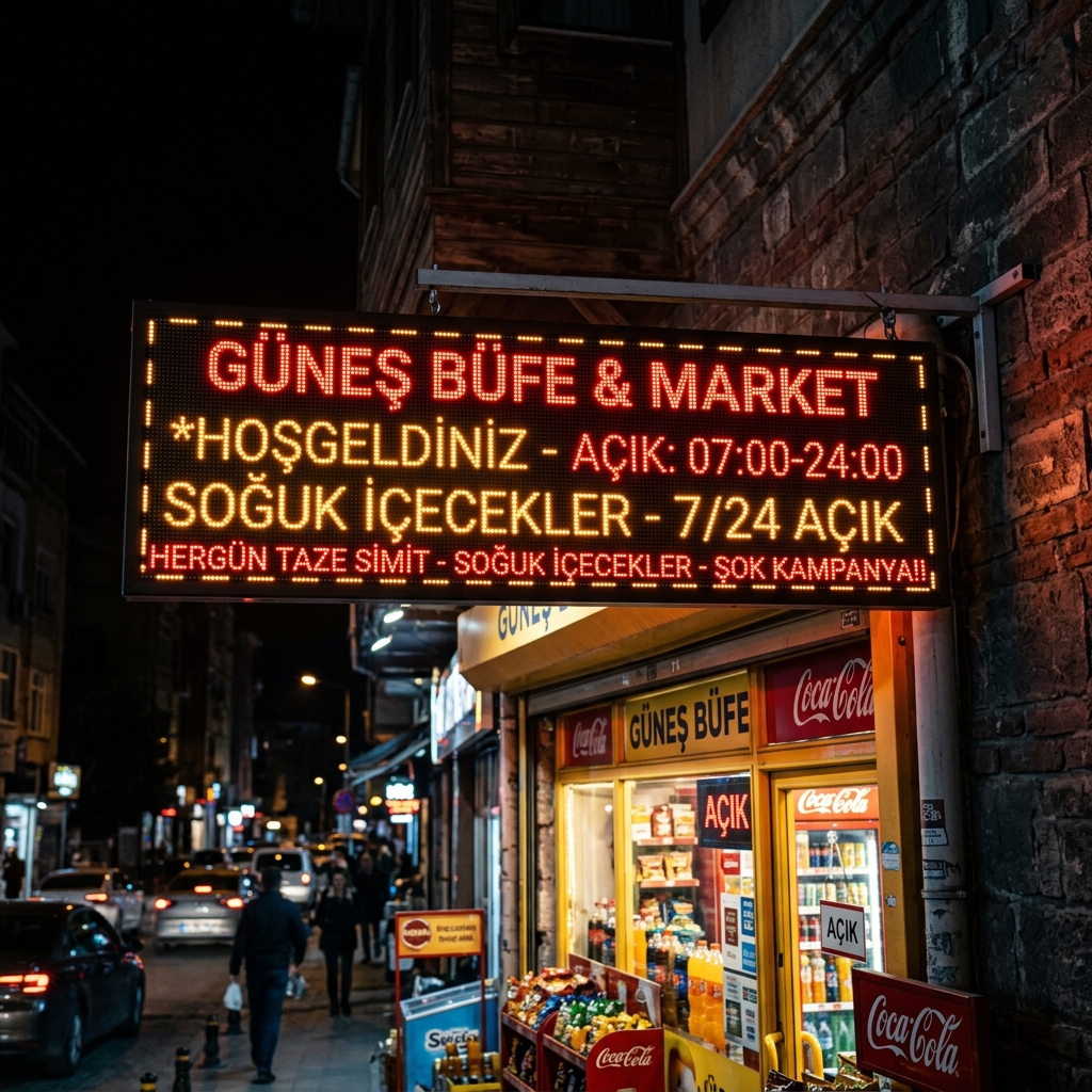 Kayan Yazı Tabelaları
